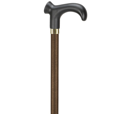 Brass ring - textured brown