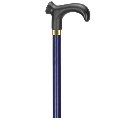 Brass ring - metallic blue